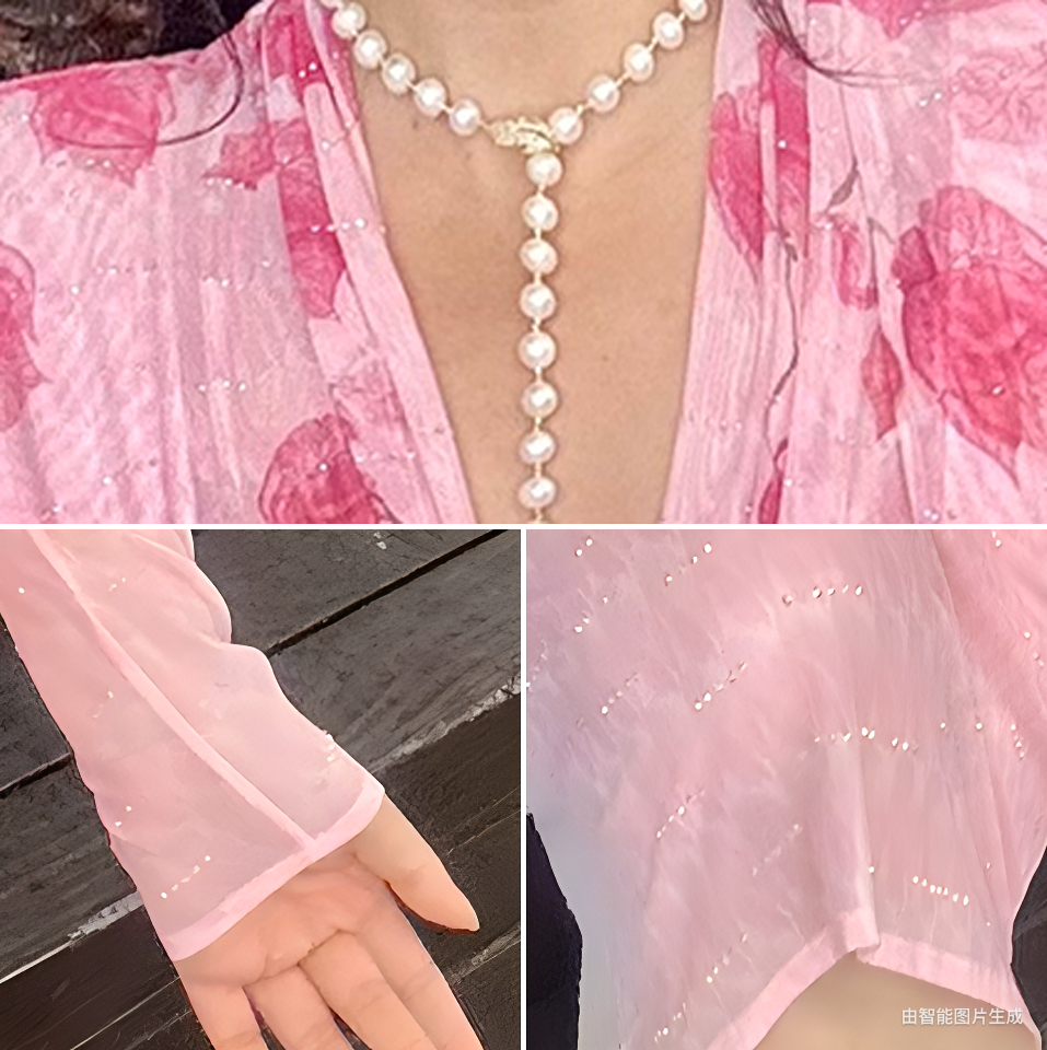 Can stand upright Kong-lylofficial Exquisite Peach Blossom Mesh Sparkling Diamond Bodycon Dress Elegant High-end Feel Brightening