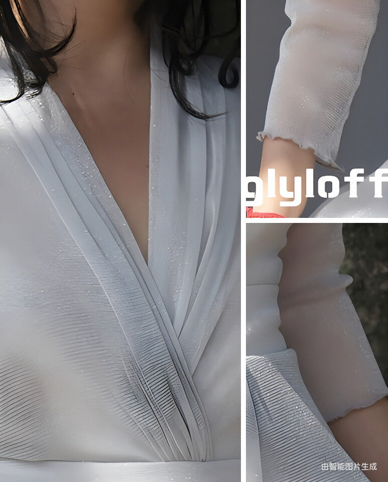 Ke Li Qi Kong-lylofficial Caiyun Xinghe Female Flavor Slim Dress Classy Elegant Slim Looking
