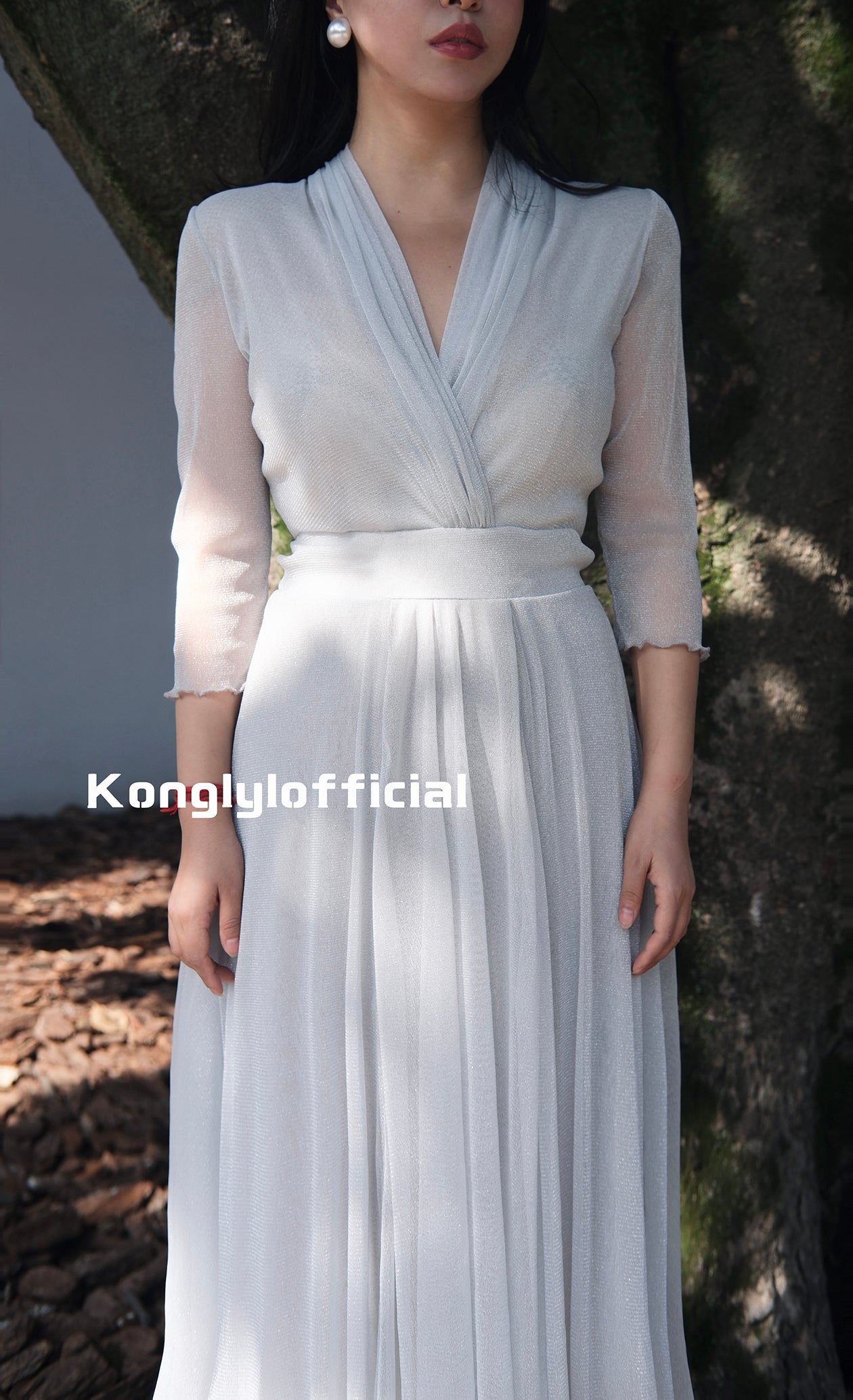 Ke Li Qi Kong-lylofficial Caiyun Xinghe Female Flavor Slim Dress Classy Elegant Slim Looking