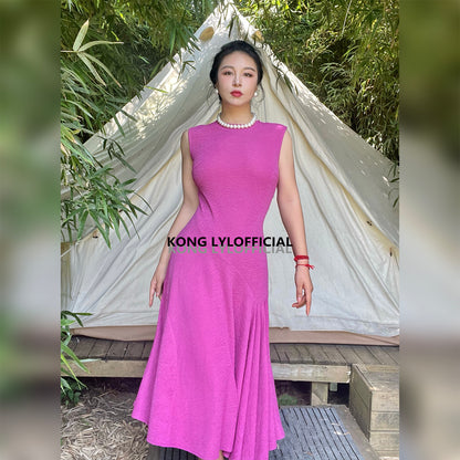 Keli Dragon Kong-Lylofficial Designer Brand Fusha Dragon Fruit Slim dress High end Sexy