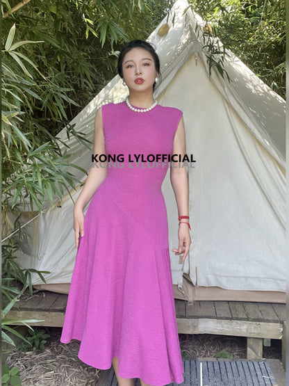 Keli Dragon Kong-Lylofficial Designer Brand Fusha Dragon Fruit Slim dress High end Sexy