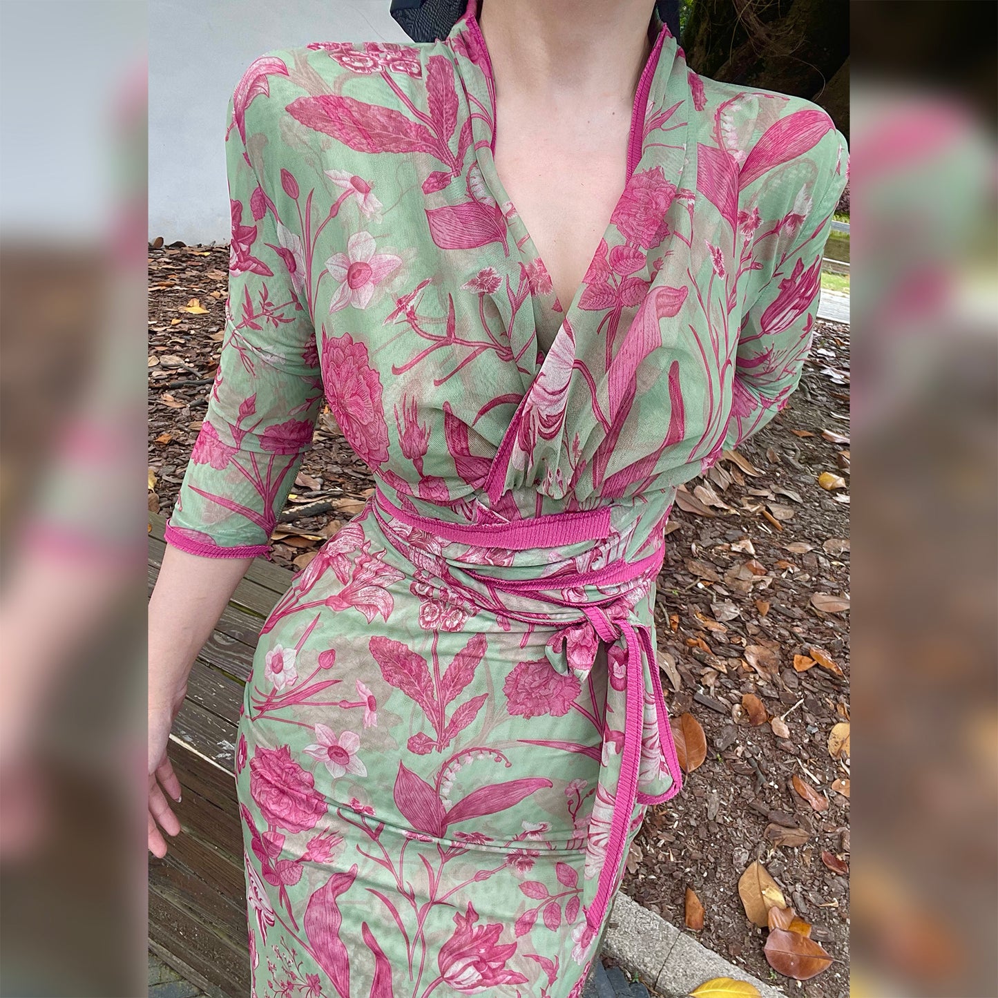 Ke Li Yi Kong-lylofficial Designer Brand Mandala Slim Dress High-End Sexy Desire White
