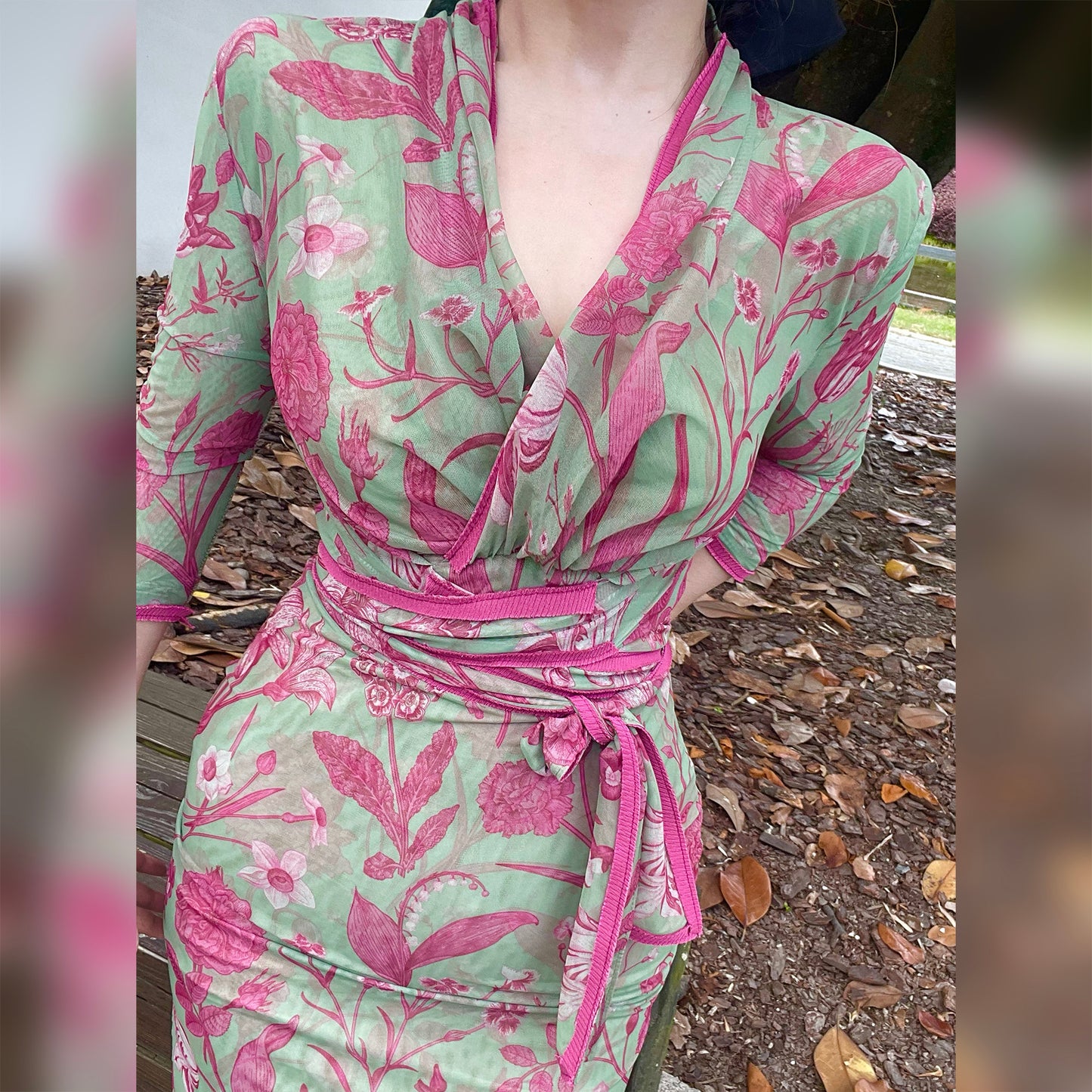 Ke Li Yi Kong-lylofficial Designer Brand Mandala Slim Dress High-End Sexy Desire White